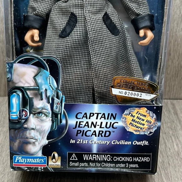 Star Trek First Contact Captain Jean-Luc Picard Action Figure- Playmates Toys - Picture 3 of 9